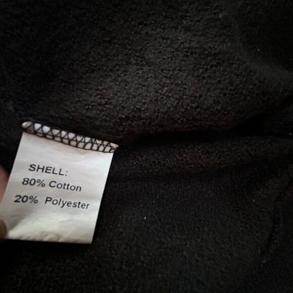 Artsy LanVie Womens Tunic Sweater Large Black Textured Asymmetric Lagenlook - Picture 4 of 9